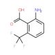 2-Amino-6-trifluoromethylbenzoic acid (CAS 314-46-5) - chemical structure image