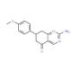 2-Amino-7-(4-methoxyphenyl)-7,8-dihydroquinazolin-5(6H)-one - chemical structure image