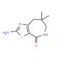 2-Amino-7,7-dimethyl-5,6,7,8-tetrahydro-thiazolo-[5,4-c]azepin-4-one - chemical structure image