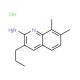2-Amino-7,8-dimethyl-3-propylquinoline hydrochloride (CAS 1171674-96-6) - chemical structure image