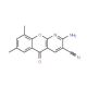 2-Amino-7,9-dimethyl-5-oxo-5H-[1]benzopyrano[2,3-b]pyridine-3-carbonitrile (CAS 206658-82-4) - chemical structure image