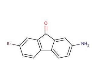 2-Amino-7-bromo-9-fluorenone (CAS 58557-63-4) - chemical structure image