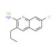 2-Amino-7-chloro-3-propylquinoline hydrochloride (CAS 1172304-41-4) - chemical structure image