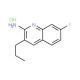 2-Amino-7-fluoro-3-propylquinoline hydrochloride (CAS 1171029-72-3) - chemical structure image