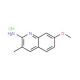 2-Amino-7-methoxy-3-methylquinoline hydrochloride (CAS 1171863-09-4) - chemical structure image