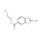 2-Amino-benzothiazole-6-carboxylic acid 2-methoxy-ethyl ester (CAS 436088-66-3) - chemical structure image