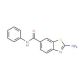 2-Amino-benzothiazole-6-carboxylic acid phenylamide - chemical structure image