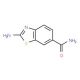 2-Amino-benzothiazole-6-carboxylic acidamide (CAS 111962-90-4) - chemical structure image
