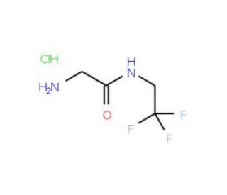 2-amino-N-(2,2,2-trifluoroethyl)acetamide hydrochloride - chemical structure image