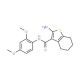 2-Amino-N-(2,4-dimethoxyphenyl)-4,5,6,7-tetrahydro-1-benzothiophene-3-carboxamide - chemical structure image