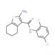 2-Amino-N-(2,5-dichlorophenyl)-4,5,6,7-tetrahydro-1-benzothiophene-3-carboxamide - chemical structure image