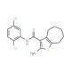 2-Amino-N-(2,5-dichlorophenyl)-5,6,7,8-tetrahydro-4H-cyclohepta[b]thiophene-3-carboxamide - chemical structure image