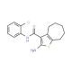 2-Amino-N-(2-chlorophenyl)-5,6,7,8-tetrahydro-4H-cyclohepta[b]thiophene-3-carboxamide - chemical structure image