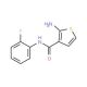2-Amino-N-(2-fluorophenyl)thiophene-3-carboxamide - chemical structure image
