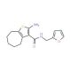 2-Amino-N-(2-furylmethyl)-5,6,7,8-tetrahydro-4H-cyclohepta[b]thiophene-3-carboxamide - chemical structure image
