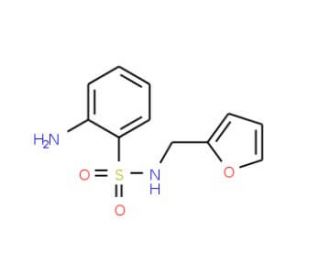 2-amino-N-(2-furylmethyl)benzenesulfonamide - chemical structure image