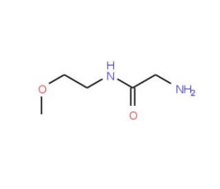 2-amino-N-(2-methoxyethyl)acetamide (CAS 86150-26-7) - chemical structure image