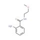 2-Amino-N-(2-methoxyethyl)benzamide - chemical structure image
