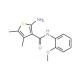 2-Amino-N-(2-methoxyphenyl)-4,5-dimethylthiophene-3-carboxamide - chemical structure image