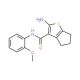 2-Amino-N-(2-methoxyphenyl)-5,6-dihydro-4H-cyclopenta[b]thiophene-3-carboxamide - chemical structure image