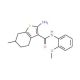 2-Amino-N-(2-methoxyphenyl)-6-methyl-4,5,6,7-tetrahydro-1-benzothiophene-3-carboxamide - chemical structure image