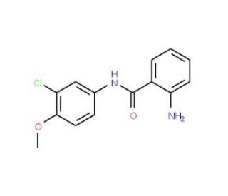 2-Amino-N-(3-chloro-4-methoxy-phenyl)-benzamide - chemical structure image