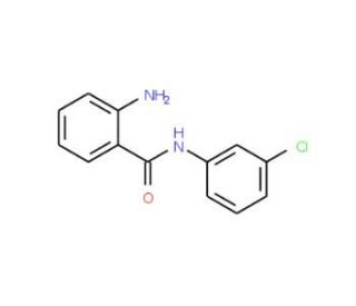2-amino-N-(3-chlorophenyl)benzamide (CAS 22312-61-4) - chemical structure image