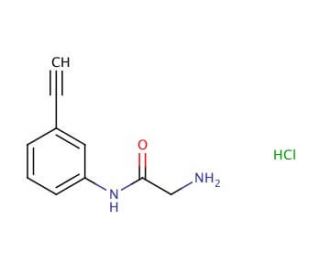 2-amino-N-(3-ethynylphenyl)acetamide hydrochloride - chemical structure image