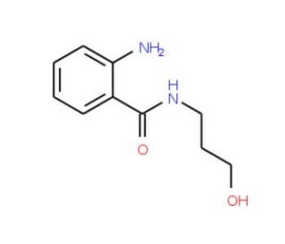 2-Amino-N-(3-hydroxypropyl)benzamide (CAS 30739-27-6) - chemical structure image