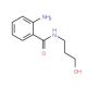 2-Amino-N-(3-hydroxypropyl)benzamide (CAS 30739-27-6) - chemical structure image