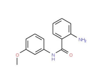 2-Amino-N-(3-methoxy-phenyl)-benzamide (CAS 74699-52-8) - chemical structure image