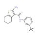 2-Amino-N-[3-(trifluoromethyl)phenyl]-4,5,6,7-tetrahydro-1-benzothiophene-3-carboxamide - chemical structure image