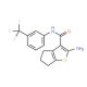2-Amino-N-[3-(trifluoromethyl)phenyl]-5,6-dihydro-4H-cyclopenta[b]thiophene-3-carboxamide - chemical structure image