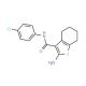 2-Amino-N-(4-chlorophenyl)-4,5,6,7-tetrahydro-1-benzothiophene-3-carboxamide - chemical structure image