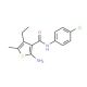 2-Amino-N-(4-chlorophenyl)-4-ethyl-5-methylthiophene-3-carboxamide - chemical structure image