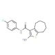 2-Amino-N-(4-chlorophenyl)-5,6,7,8-tetrahydro-4H-cyclohepta[b]thiophene-3-carboxamide - chemical structure image