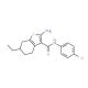 2-Amino-N-(4-chlorophenyl)-6-ethyl-4,5,6,7-tetrahydro-1-benzothiophene-3-carboxamide - chemical structure image