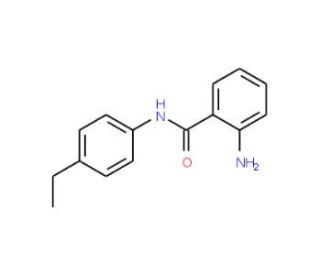 2-Amino-N-(4-ethyl-phenyl)-benzamide (CAS 60624-39-7) - chemical structure image