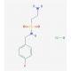 2-amino-N-(4-fluorobenzyl)ethanesulfonamide hydrochloride - chemical structure image