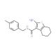 2-Amino-N-(4-methylbenzyl)-4,5,6,7-tetrahydro-1-benzothiophene-3-carboxamide - chemical structure image