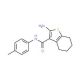 2-Amino-N-(4-methylphenyl)-4,5,6,7-tetrahydro-1-benzothiophene-3-carboxamide - chemical structure image