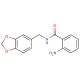 2-Amino-N-benzo[1,3]dioxol-5-ylmethyl-benzamide - chemical structure image