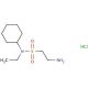 2-amino-N-cyclohexyl-N-ethylethanesulfonamide hydrochloride - chemical structure image