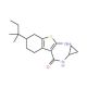 2-Amino-N-cyclopropyl-6-(1,1-dimethylpropyl)-4,5,6,7-tetrahydro-1-benzothiophene-3-carboxamide - chemical structure image