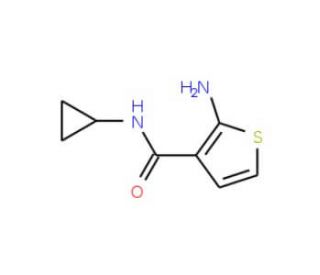 2-Amino-N-cyclopropylthiophene-3-carboxamide - chemical structure image