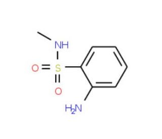 2-amino-N-methylbenzenesulfonamide (CAS 16288-77-0) - chemical structure image
