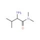 2-amino-N,N,3-trimethylbutanamide - chemical structure image