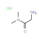 2-Amino-N,N-dimethylacetamide hydrochloride (CAS 72287-77-5) - chemical structure image