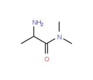 2-amino-N,N-dimethylpropanamide (CAS 124491-96-9) - chemical structure image