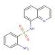 2-Amino-N-quinolin-8-yl-benzenesulfonamide (CAS 16082-64-7) - chemical structure image